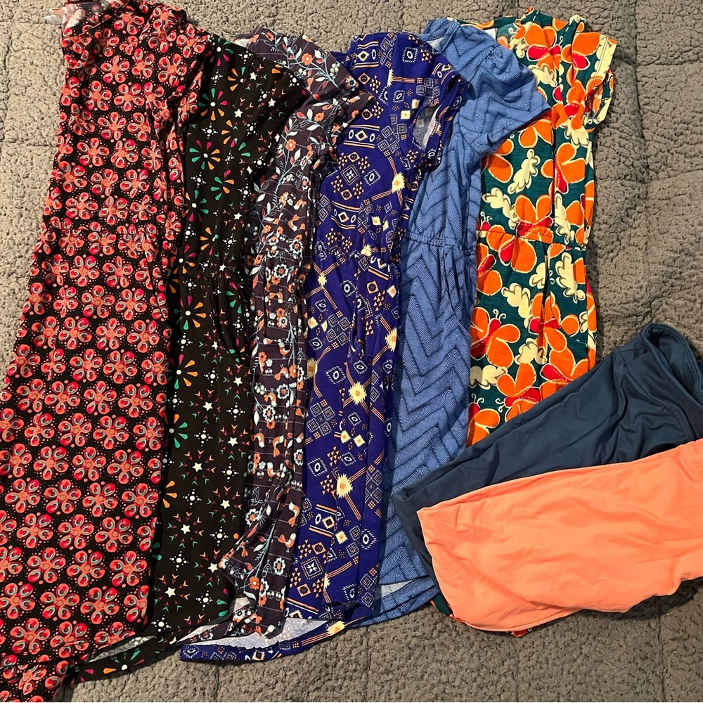 Girls LulaRoe dress lot